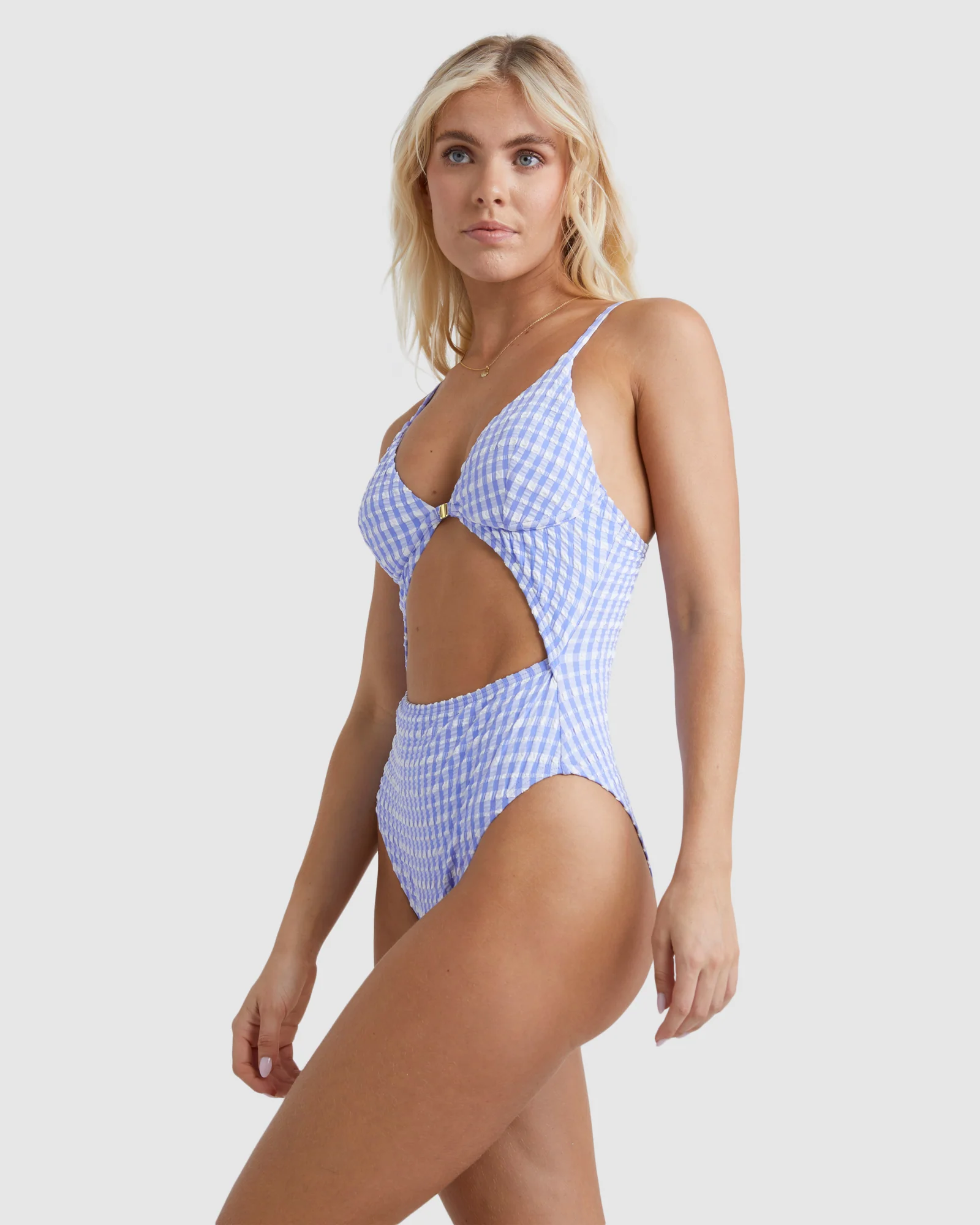 Womens Wave Check Reese One Piece - Image 2