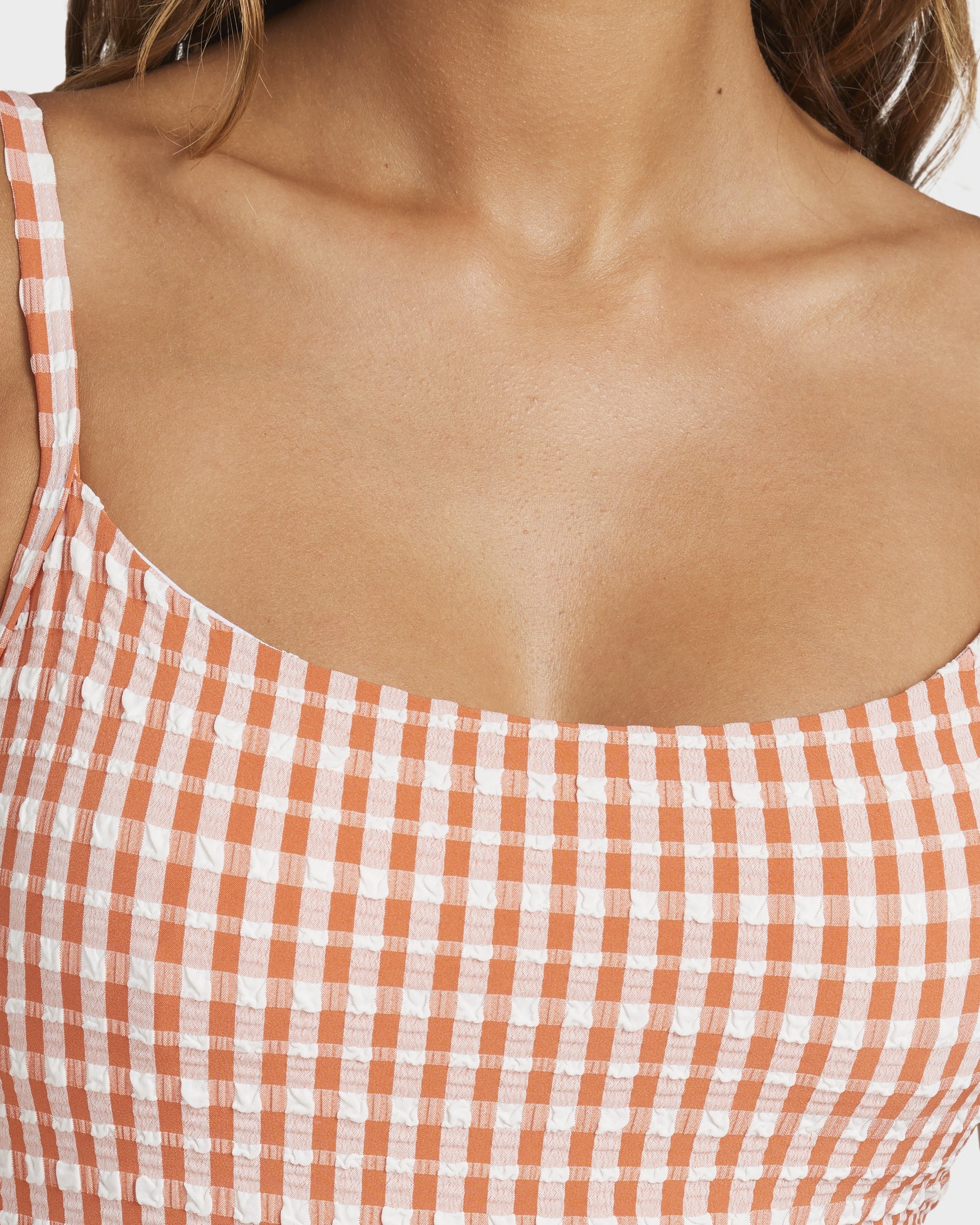 Womens Wave Check Mia One Piece Swimsuit - Image 3