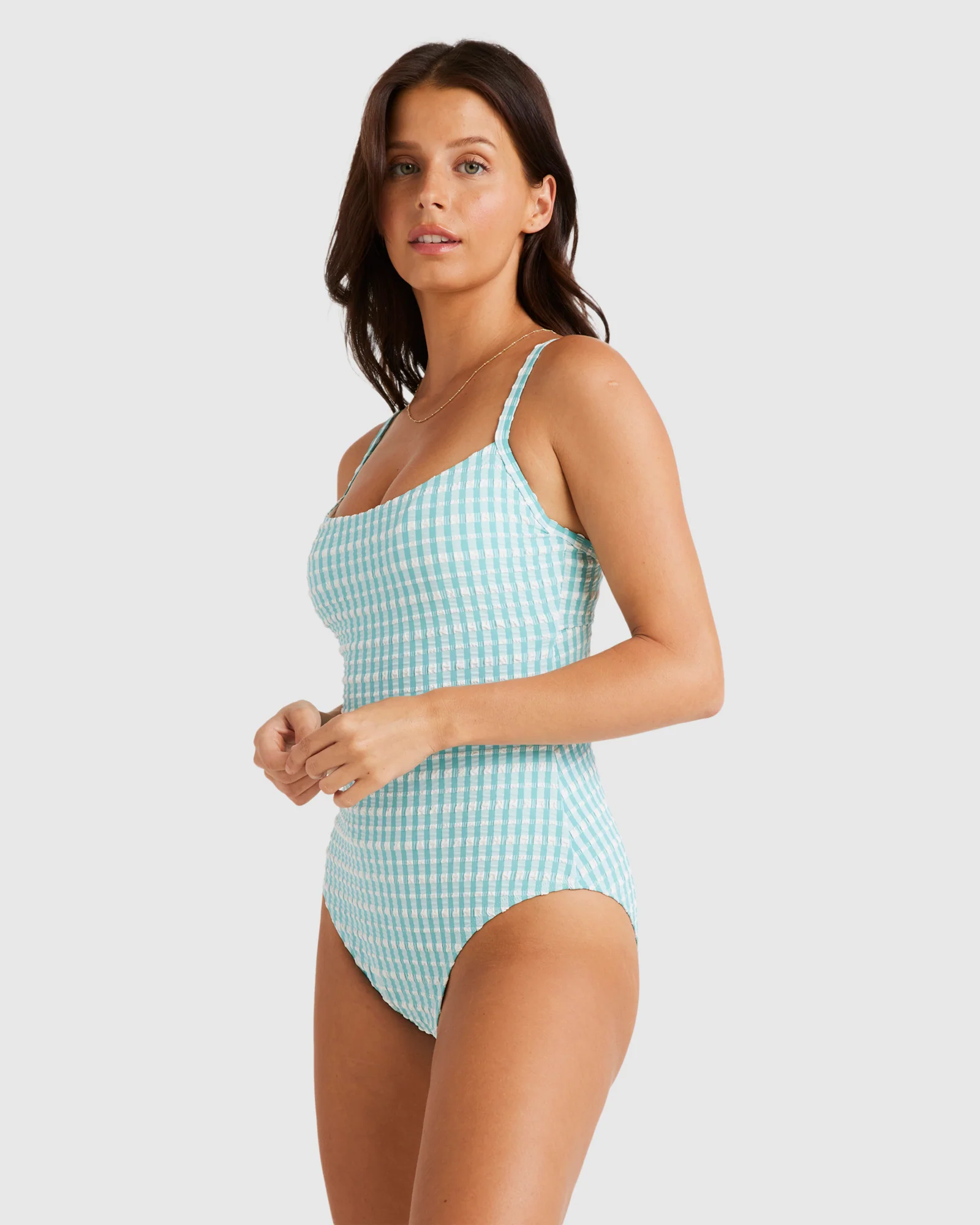 Womens Wave Check Mia Dd One Piece Swimsuit - Image 2