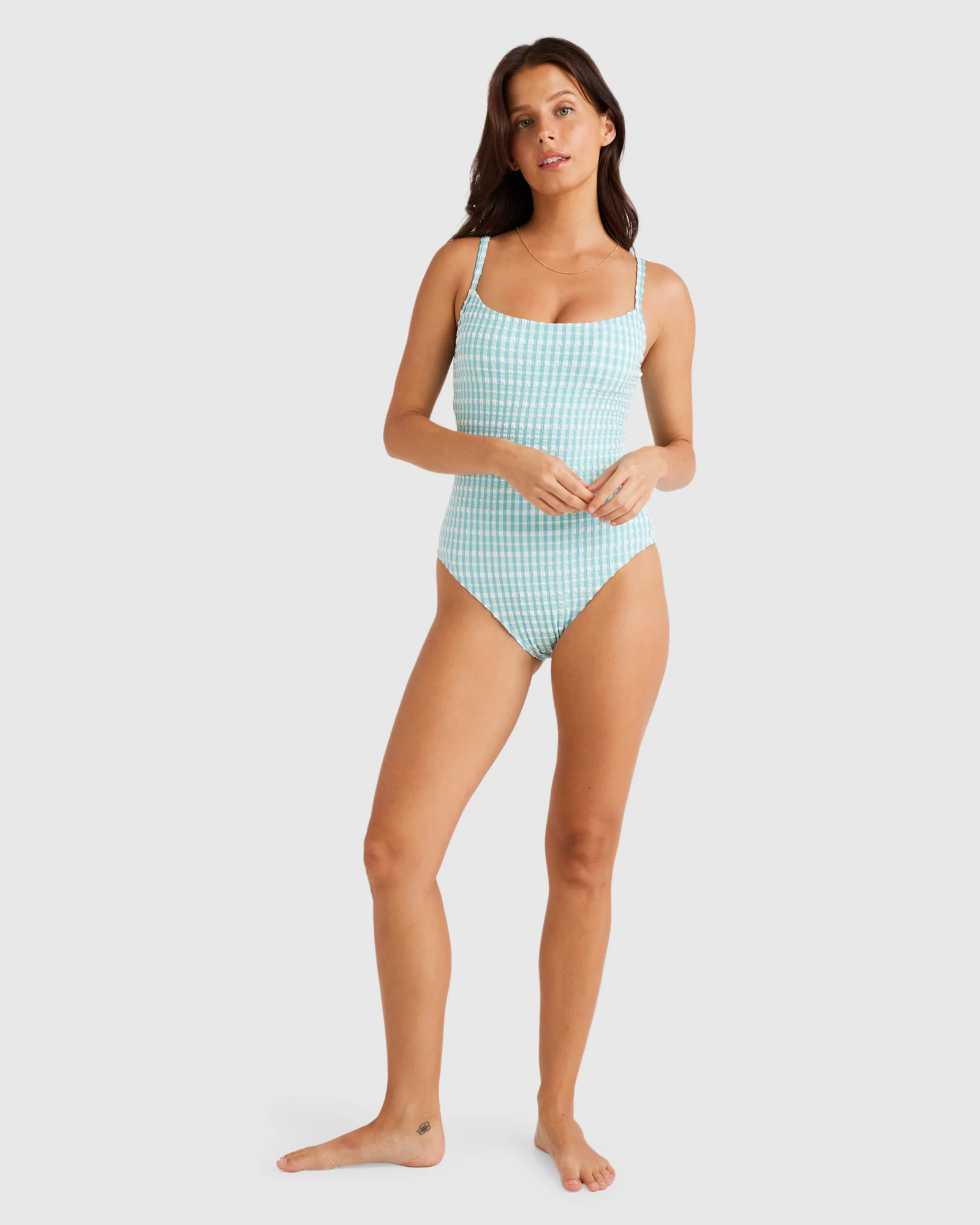 Womens Wave Check Mia Dd One Piece Swimsuit - Image 5