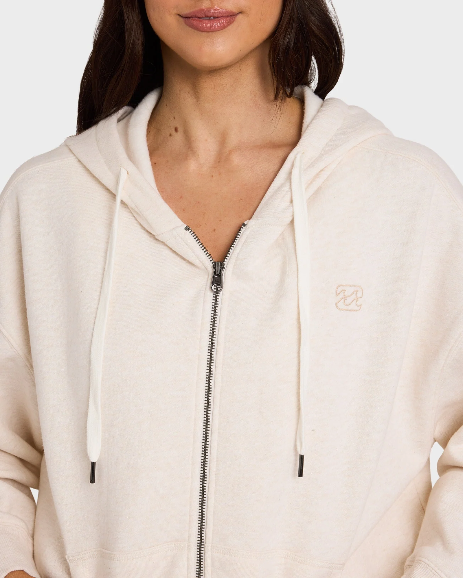 Womens Wave Essentials Zip Up Hoodie - Image 4