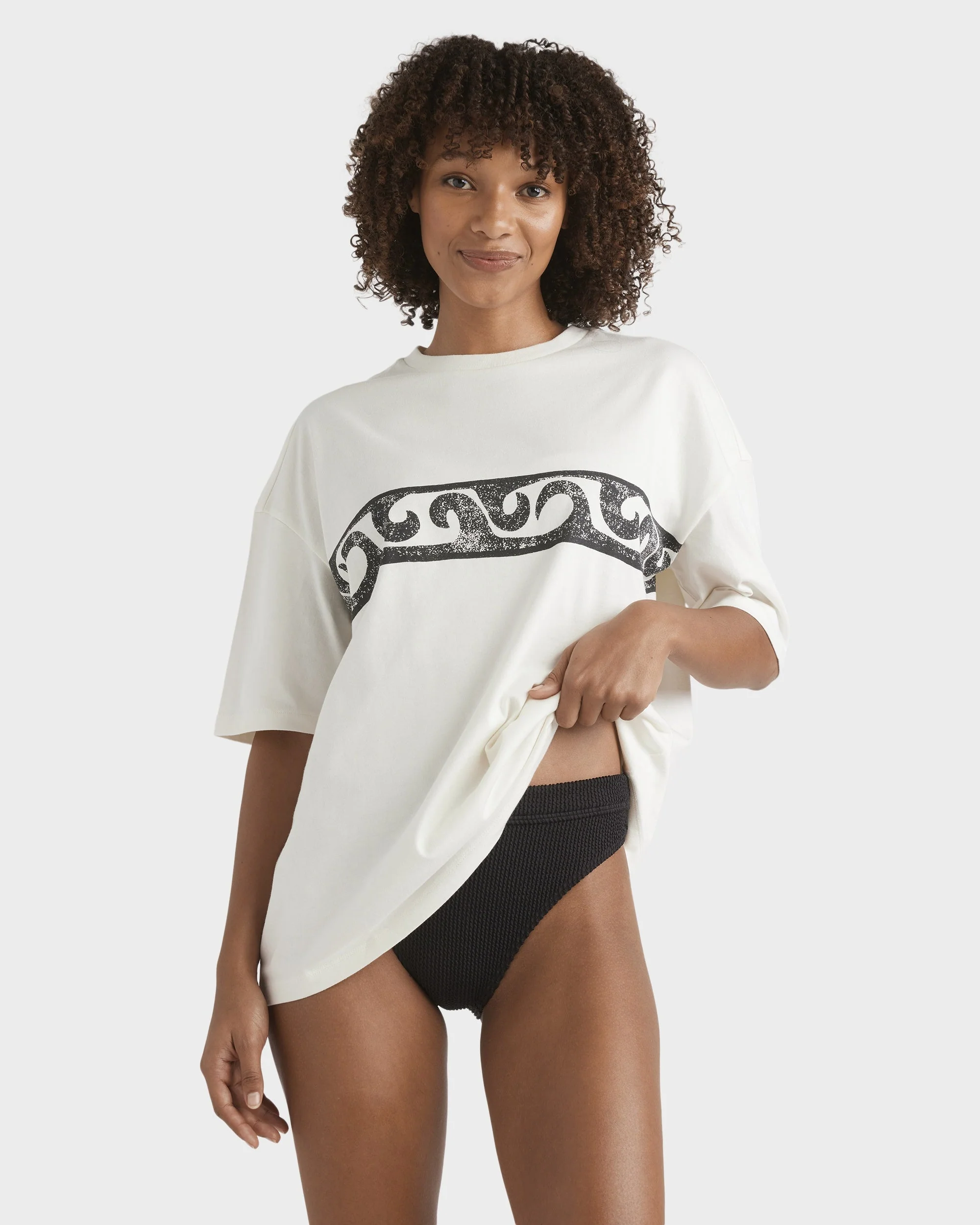Womens Wave Fade T-Shirt - Image 2