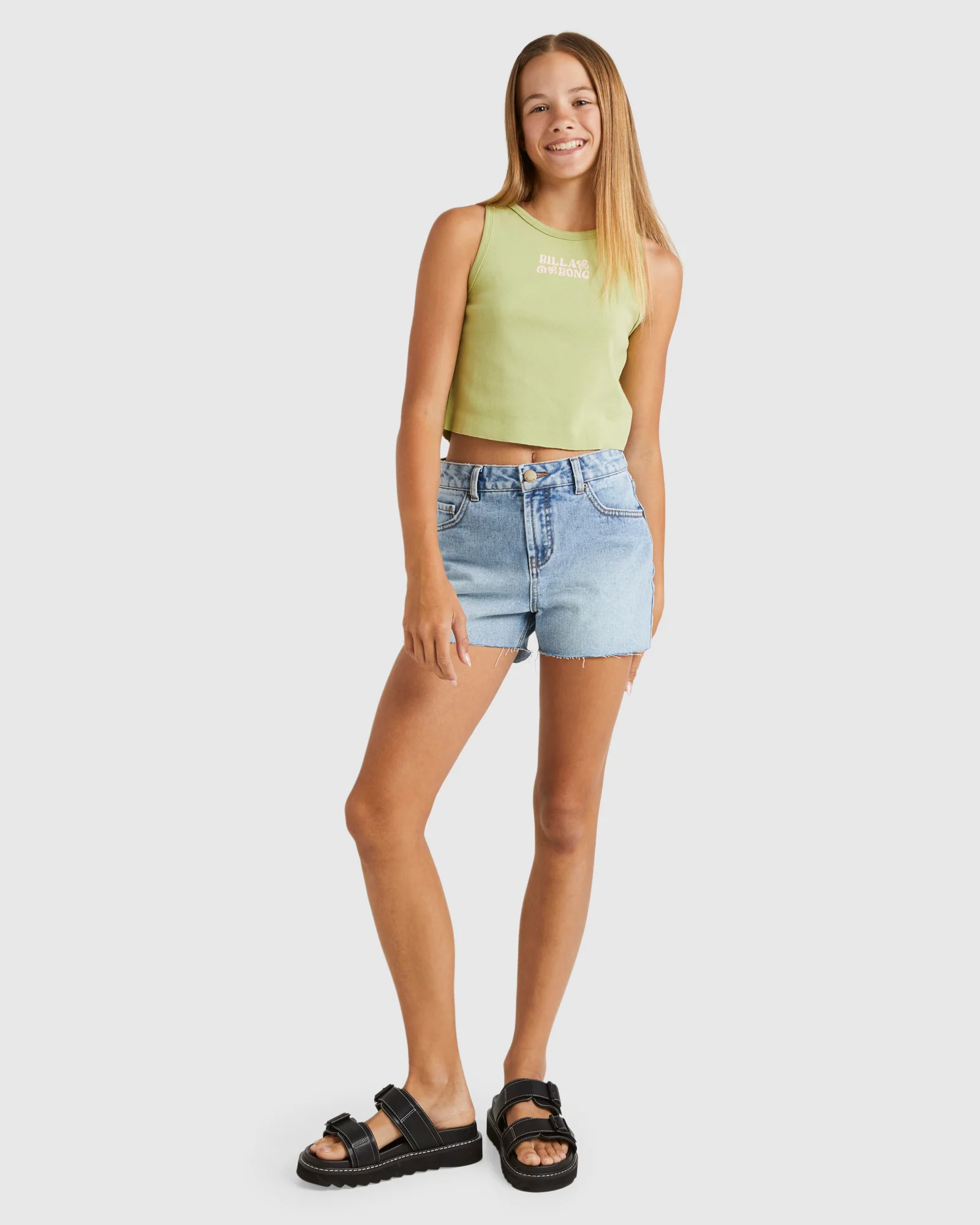 Girls 6-14 Wave N Flower T-Shirt - Image 5