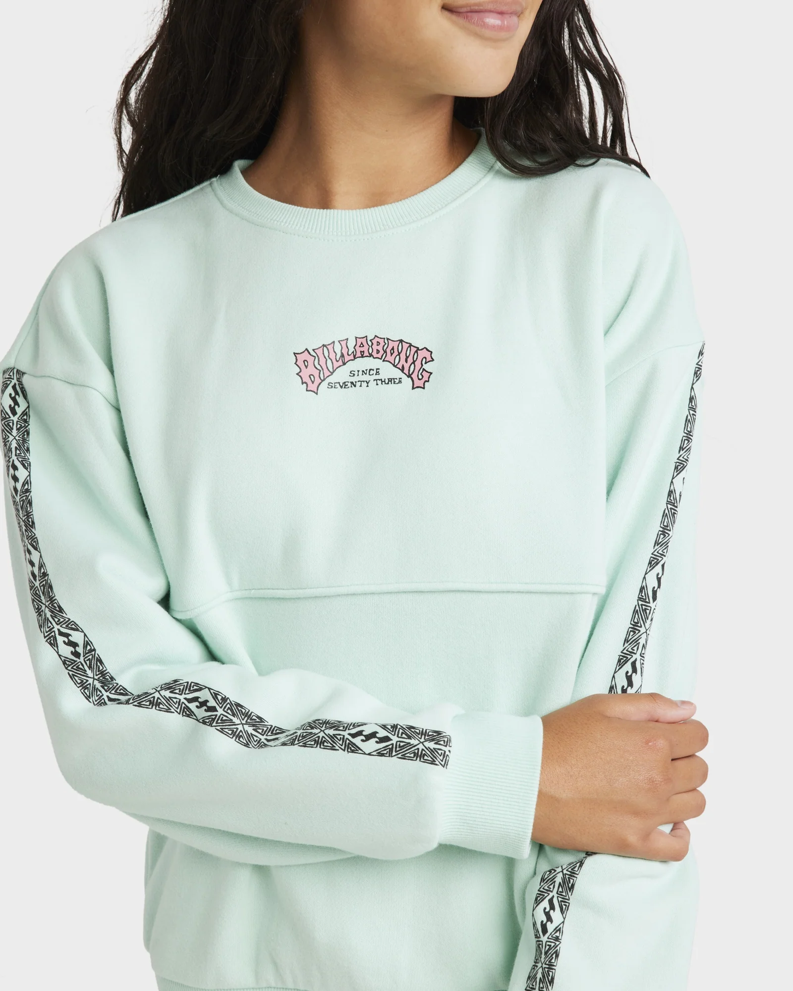Girls 6-14 Wave Of The Day Crew Neck - Image 5