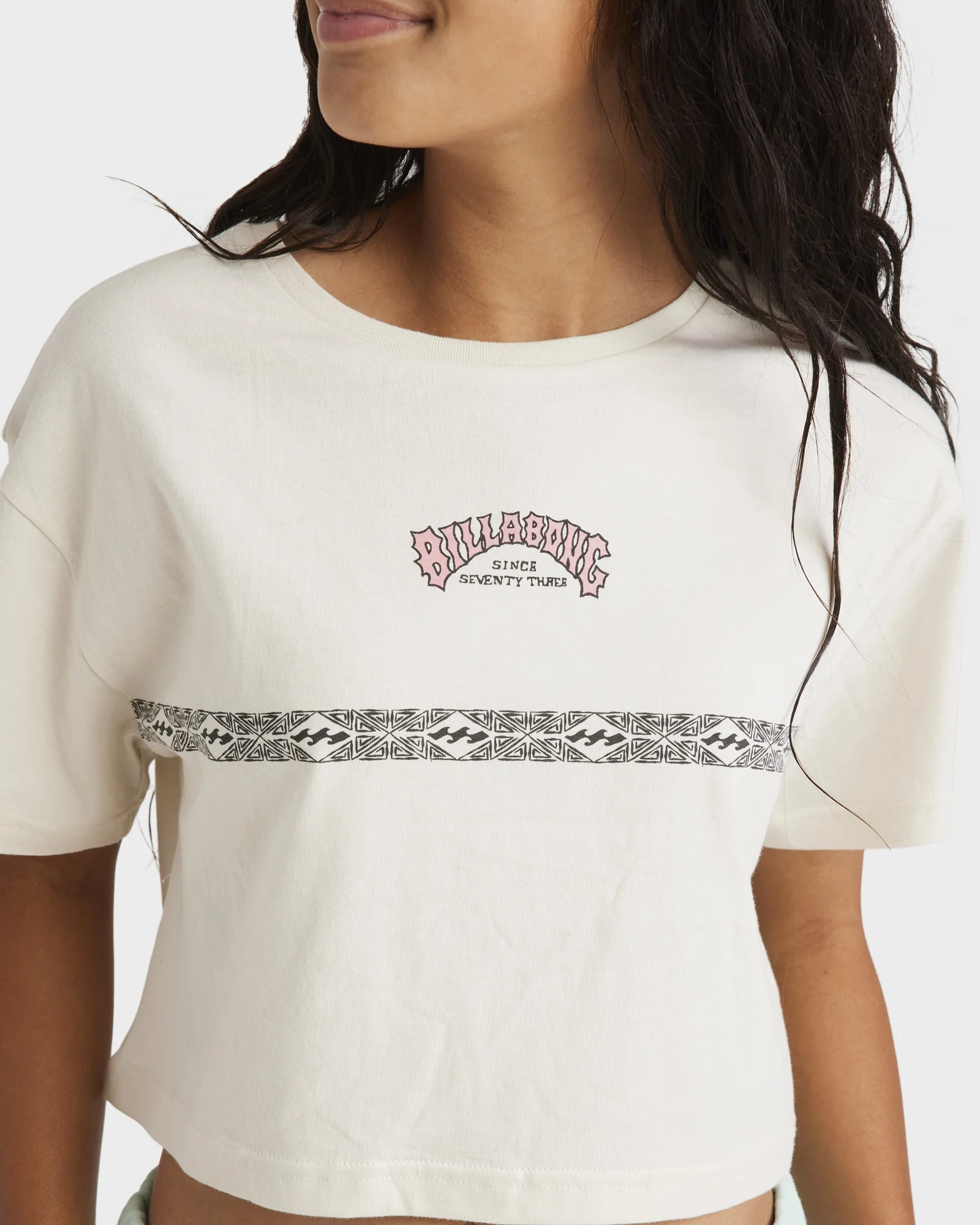 Girls 6-14 Wave Of The Day Crop T-Shirt - Image 5