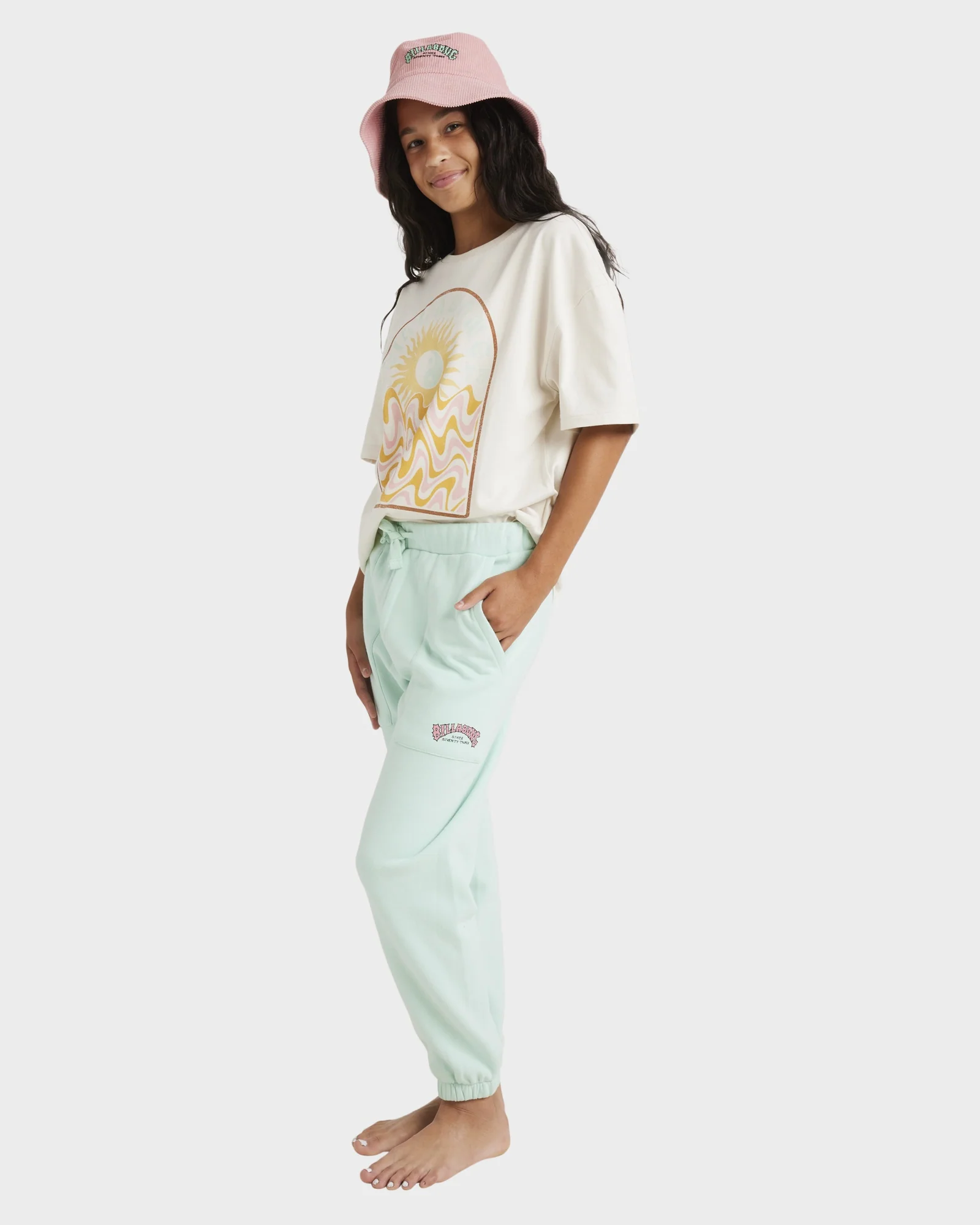 Girls 6-14 Wave Of The Day Trackpants - Image 3