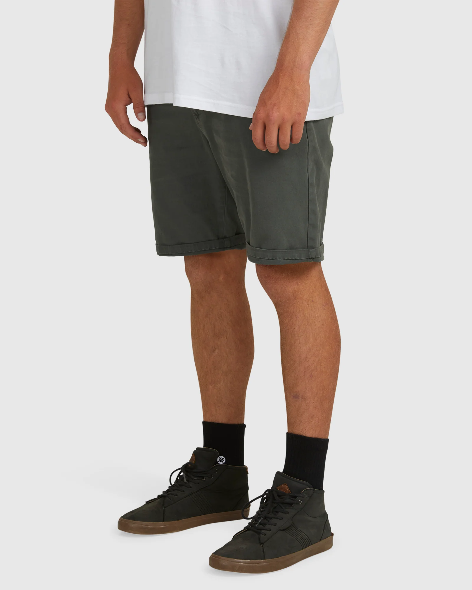 Mens Wave Washed Twill 19" Shorts - Image 2