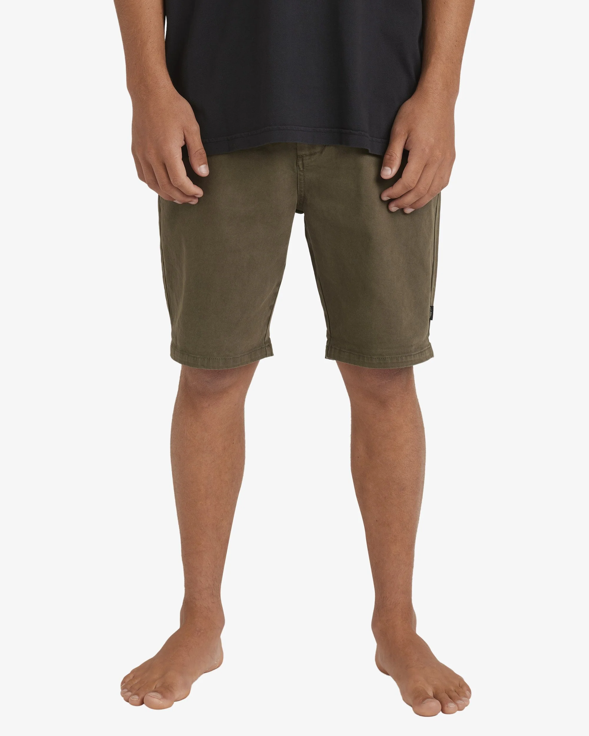 Mens Wave Washed Twill 19" Shorts