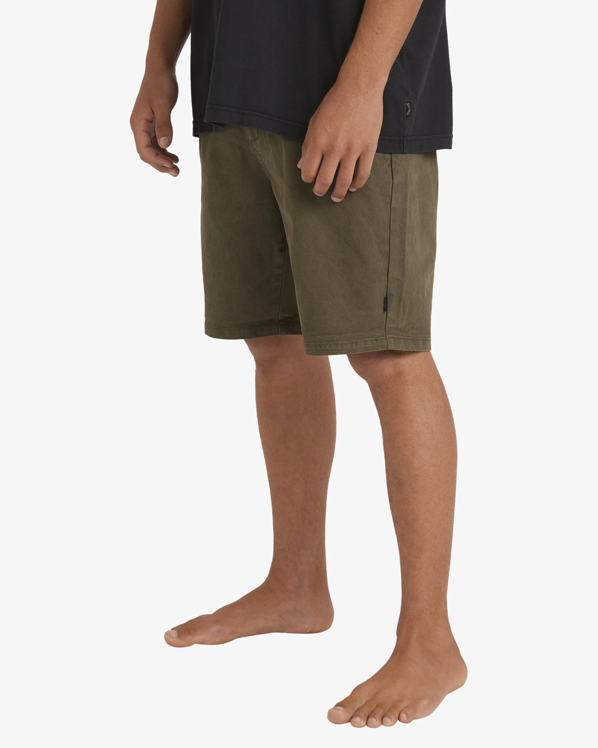 Mens Wave Washed Twill 19" Shorts - Image 3