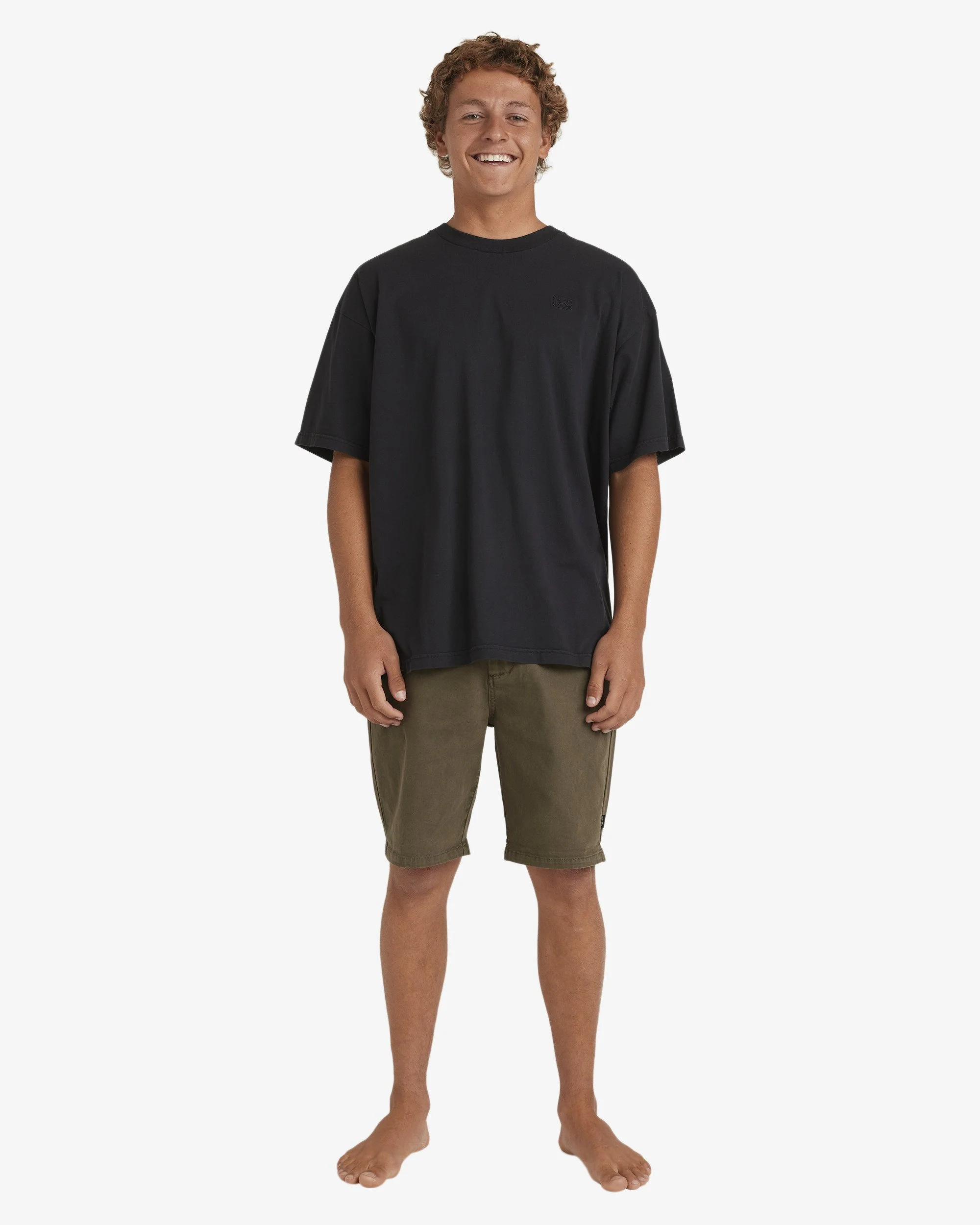 Mens Wave Washed Twill 19" Shorts - Image 4