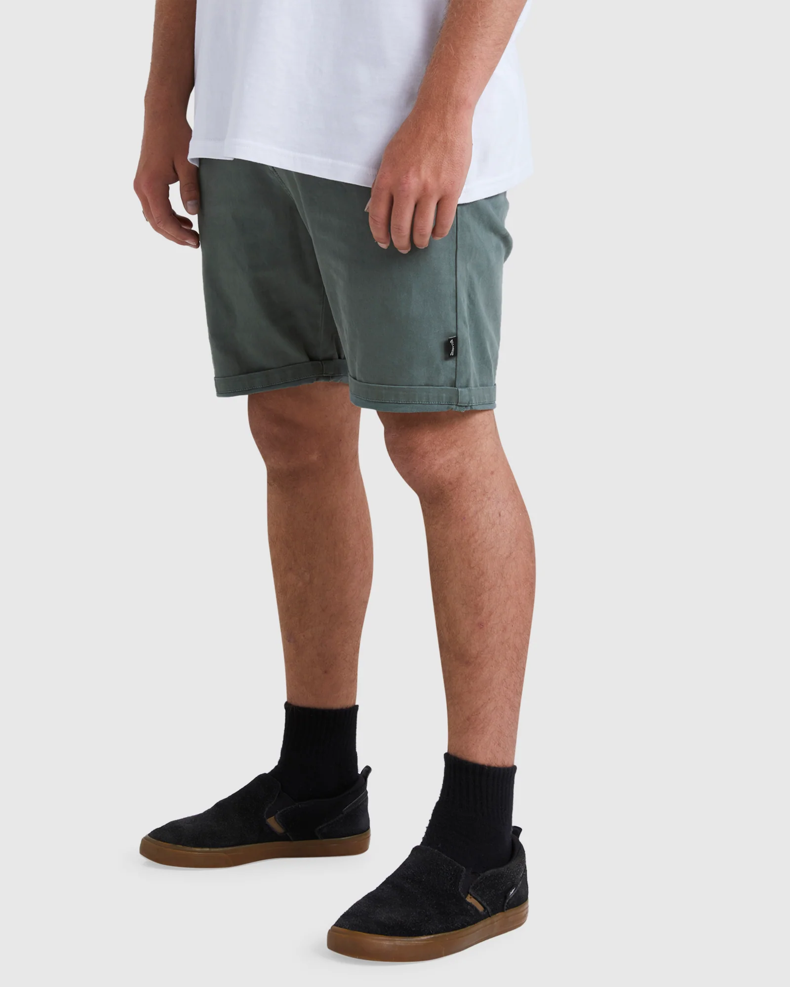 Mens Wave Washed Twill 19" Shorts - Image 2