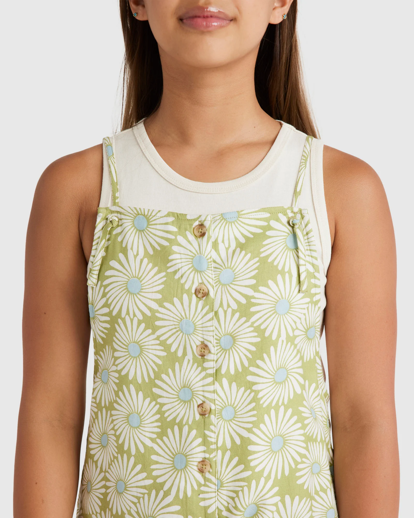 Girls 6-14 Wave Watch Romper - Image 4
