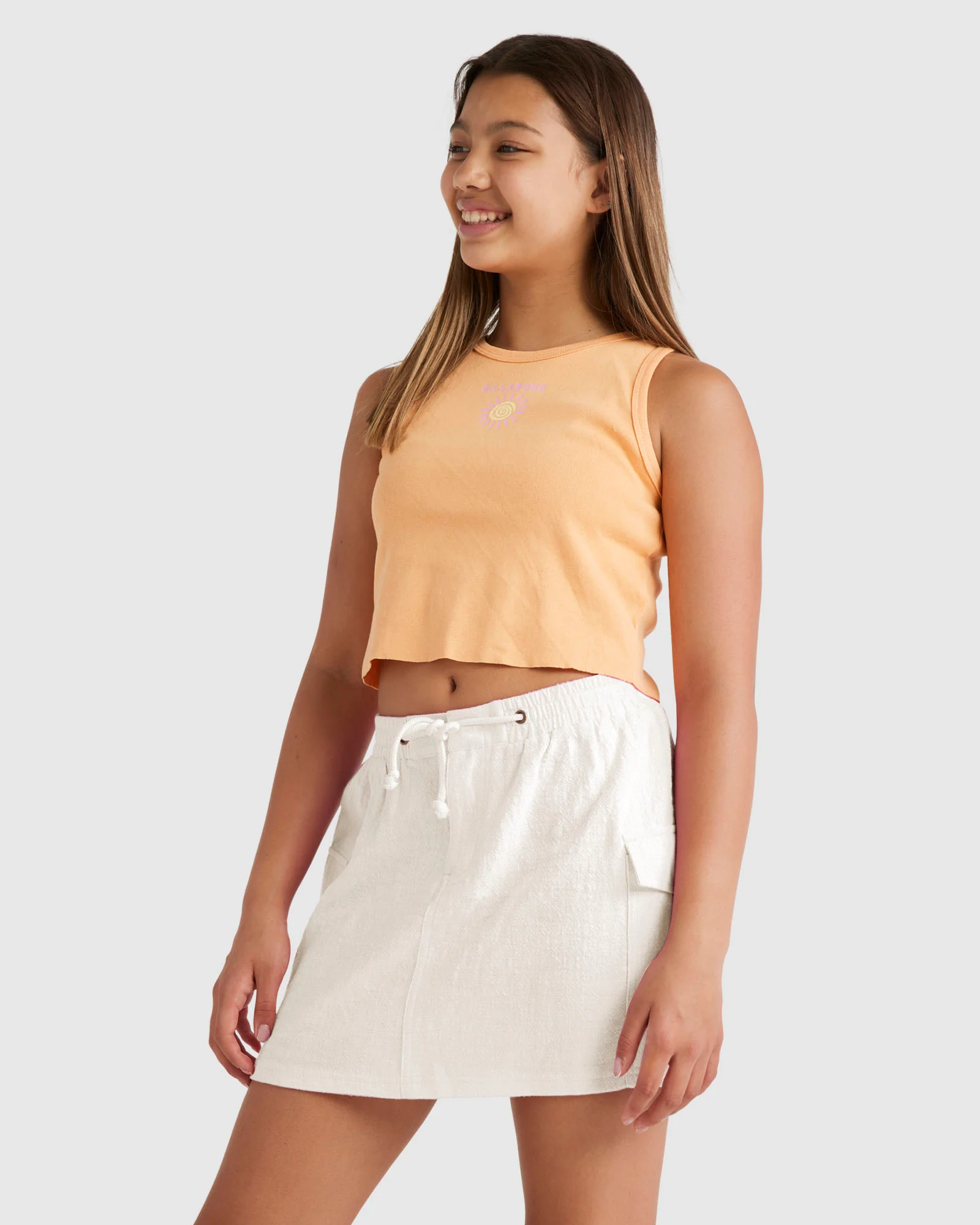 Girls 6-14 Waves And Sun Tank Top - Image 2