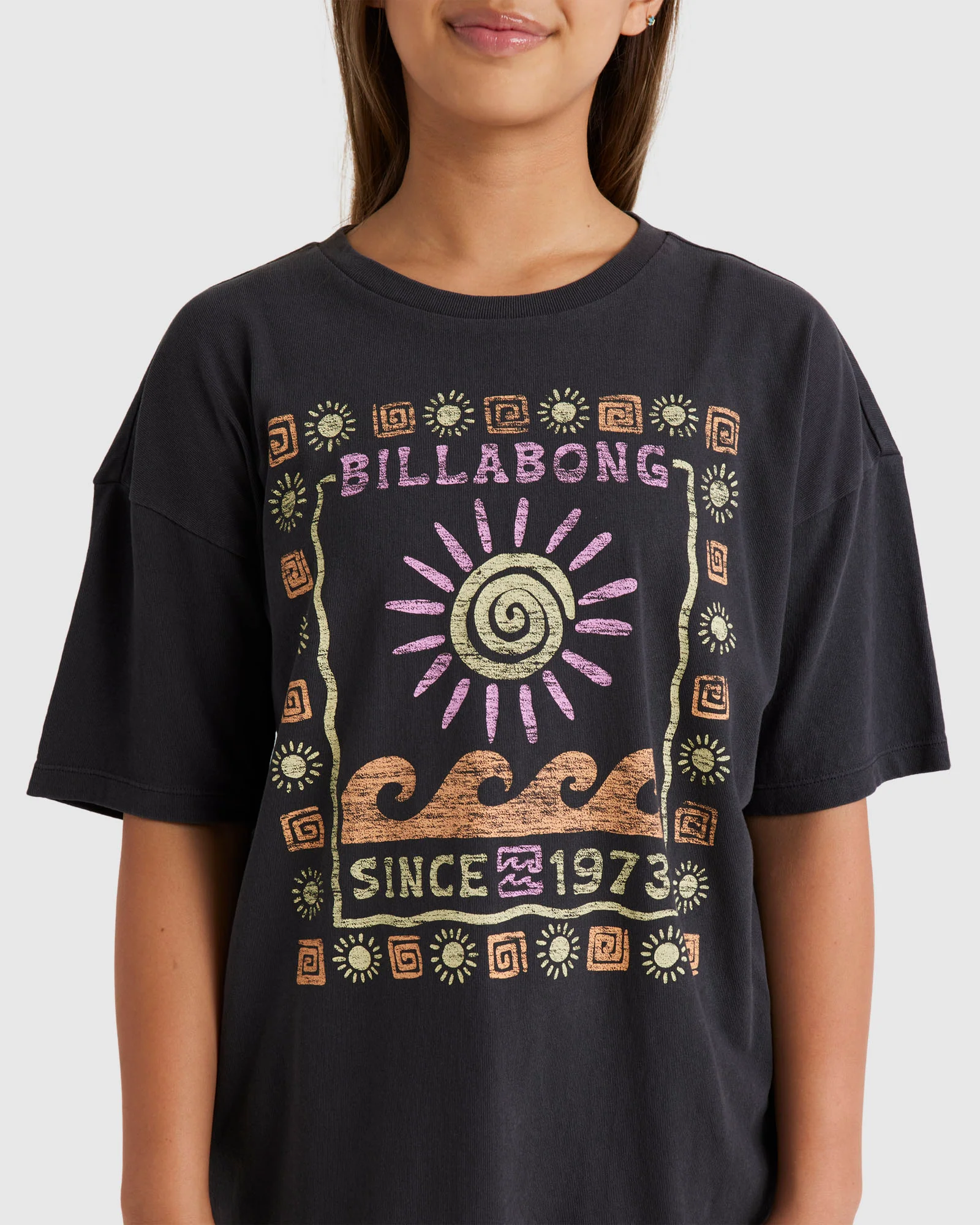 Girls 6-14 Waves And Sun T-Shirt - Image 4