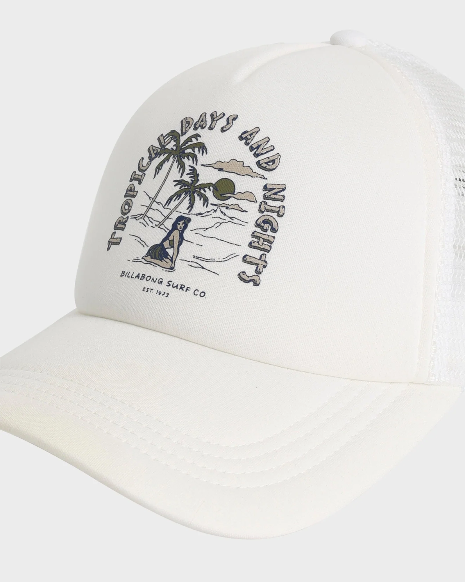 Womens Welcome To Hawaii Trucker Cap - Image 4
