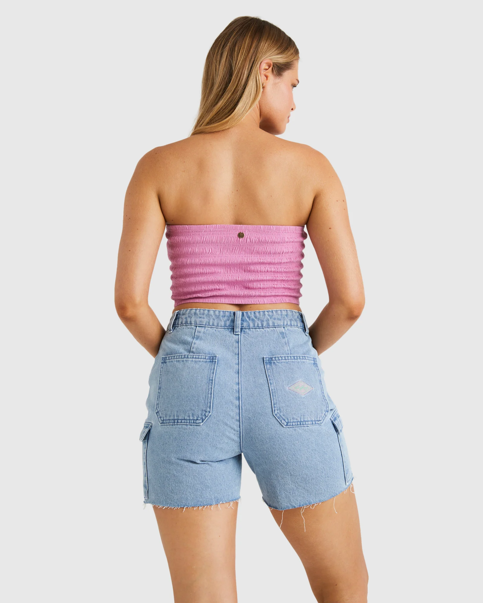 Womens Westerly Retro Denim Shorts - Image 3