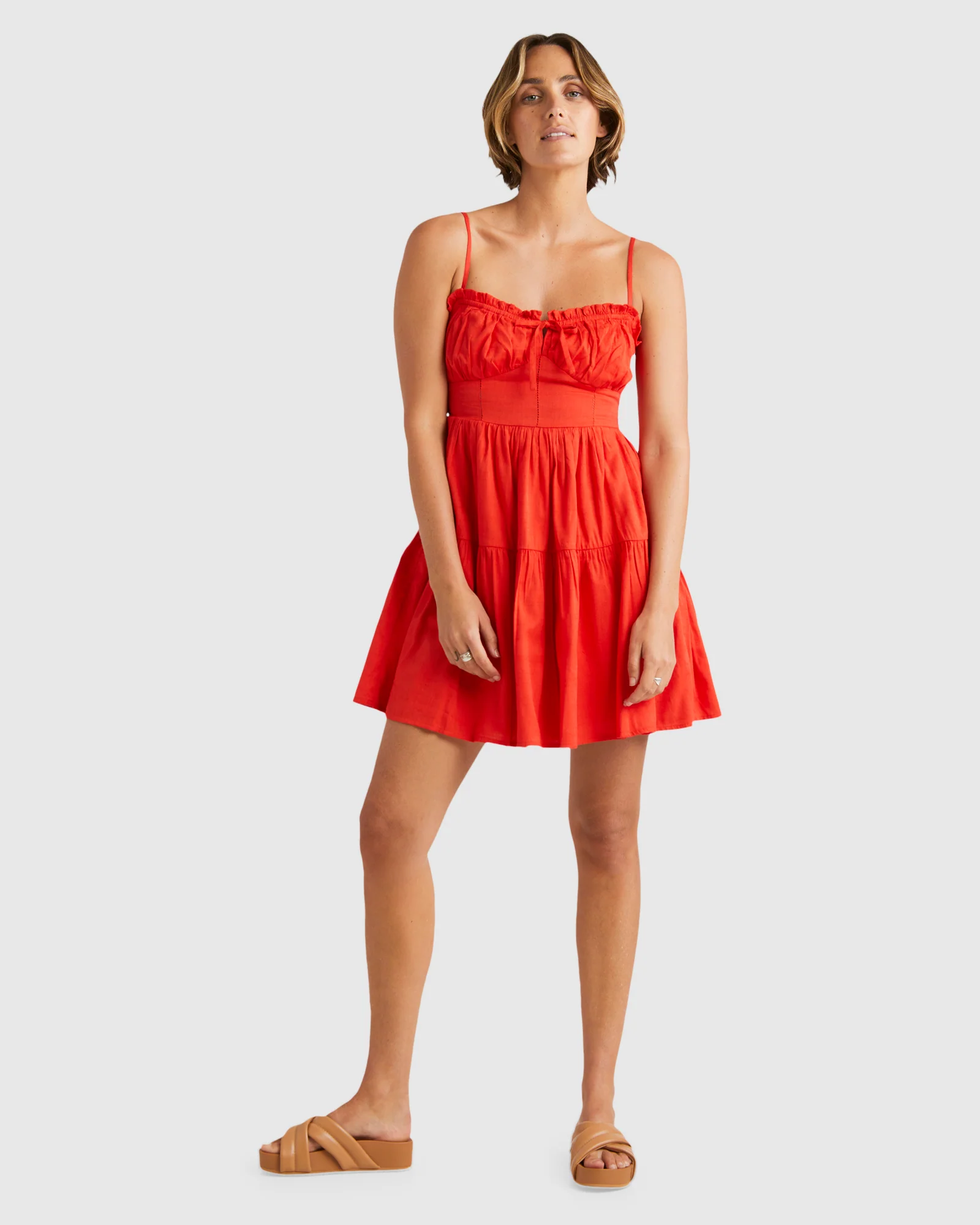 Womens Wild Fire Mini Dress - Image 5