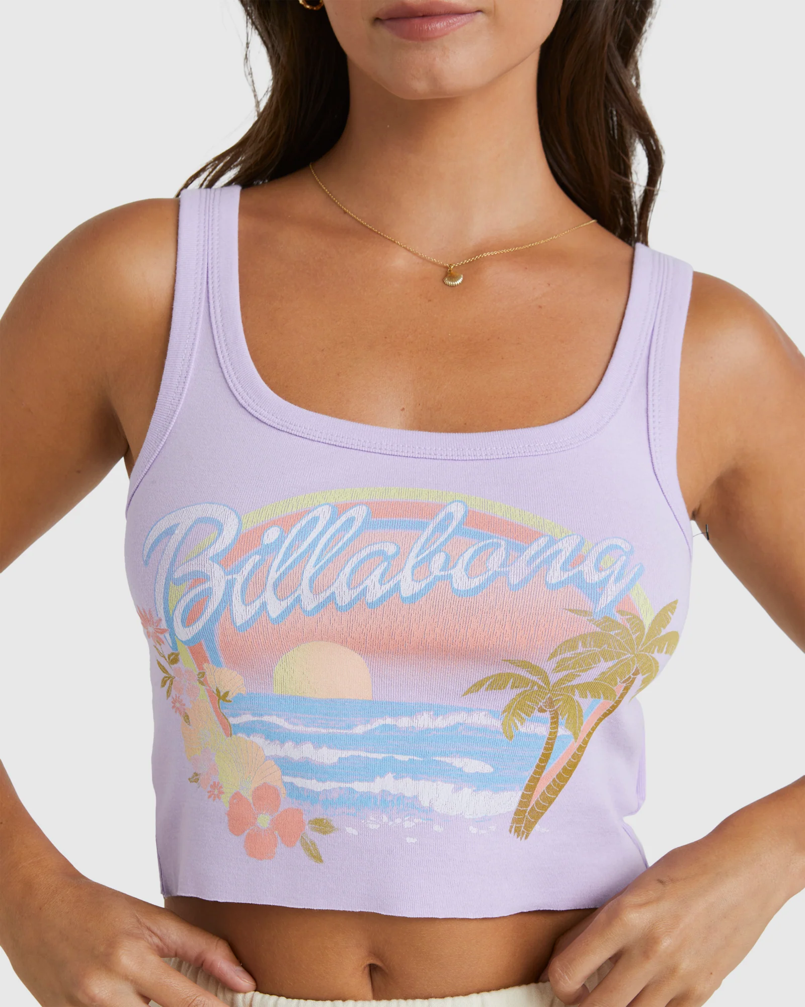 Womens Wild Waves Tank Top - Image 4