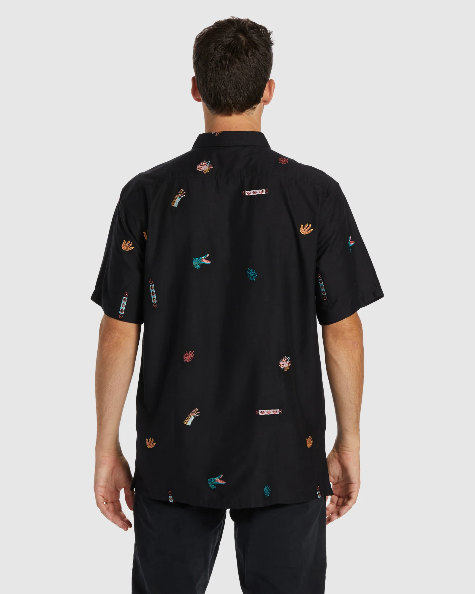 Mens Zeledon Emboriered Shirt - Image 3